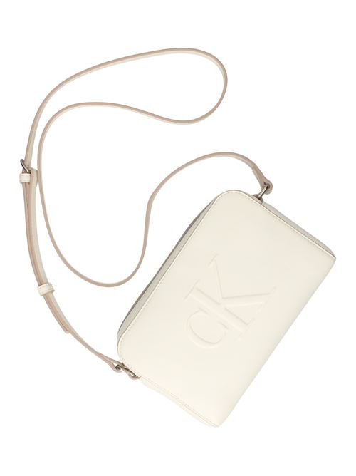 Tracollina panna in poliuretano Calvin Klein | LV04K3036GFUP